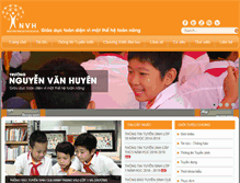 Tablet Screenshot of nguyenvanhuyen.edu.vn